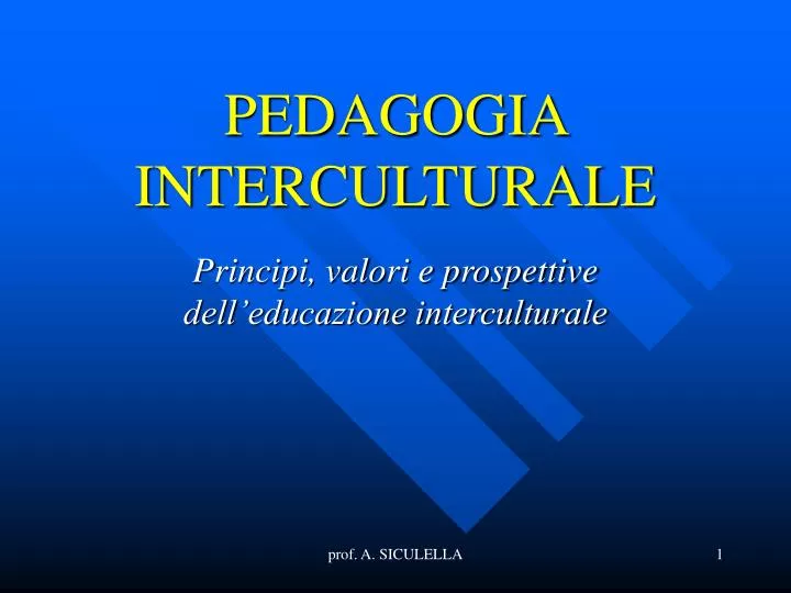 pedagogia interculturale