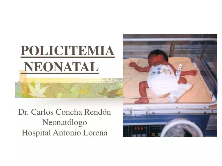 policitemia neonatal