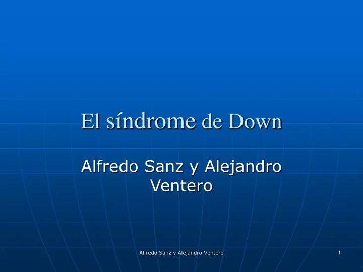 el s ndrome de down