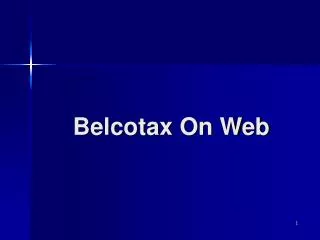 Belcotax On Web