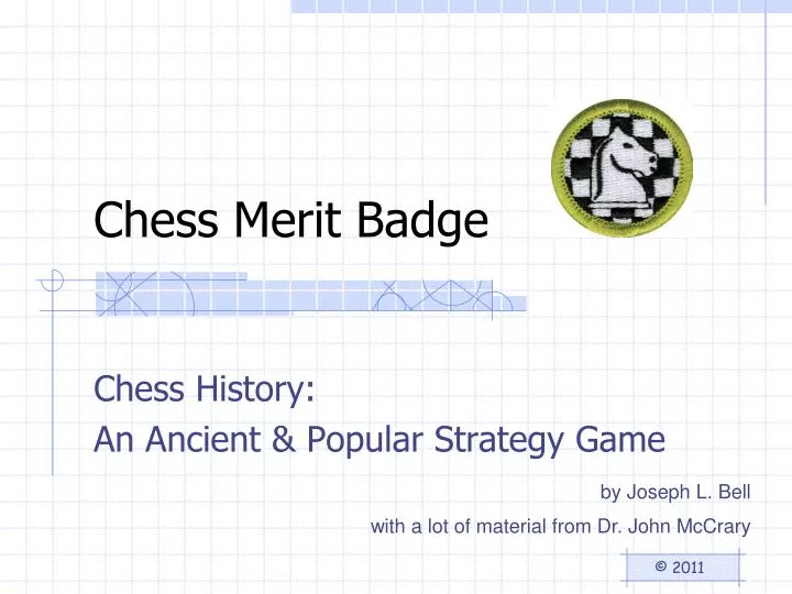 chess merit badge