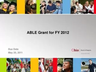 ABLE Grant for FY 2012
