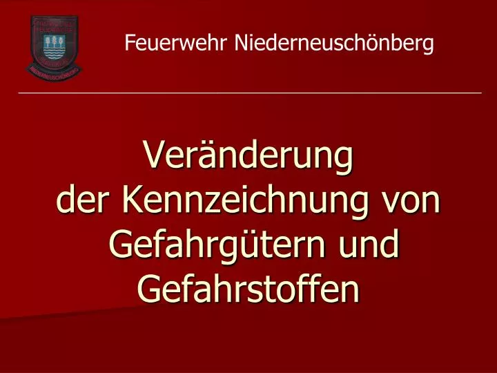 ver nderung der kennzeichnung von gefahrg tern und gefahrstoffen