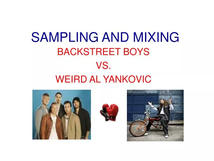 sampling and mixing