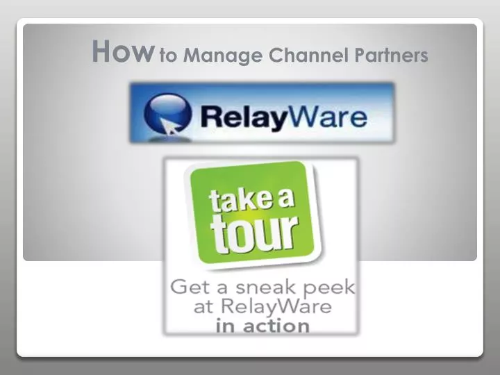 how to manage channel partners