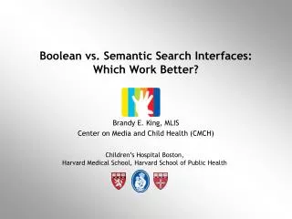 Boolean vs. Semantic Search Interfaces: Which Work Better?