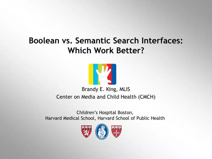 boolean vs semantic search interfaces which work better