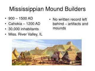 Mississippian Mound Builders