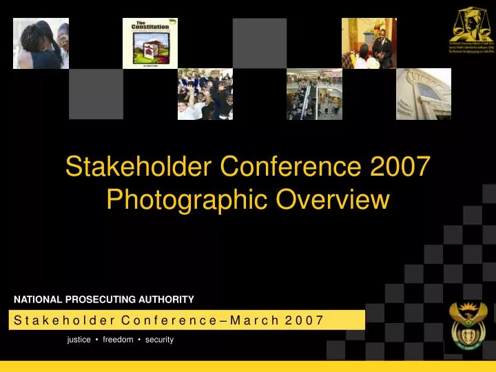 stakeholder conference 2007 photographic overview