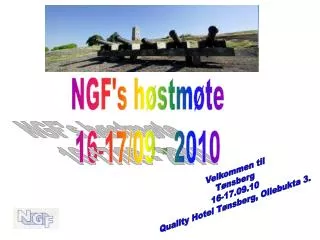 NGF's høstmøte 16-17/09 - 2010