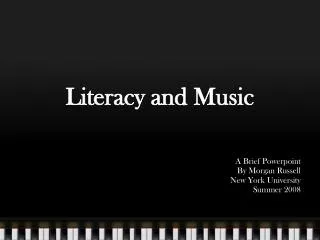Literacy and Music