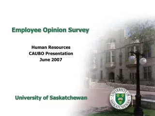 Employee Opinion Survey
