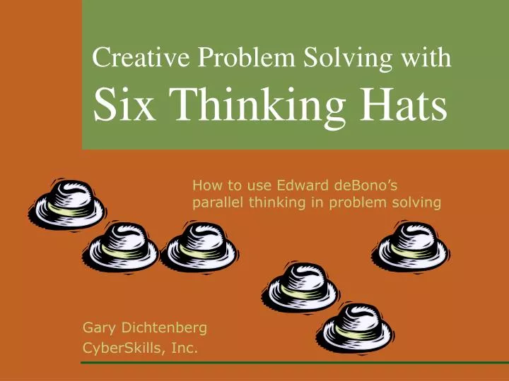 creative problem solving with six thinking hats