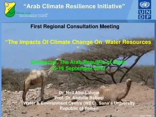 “Arab Climate Resilience Initiative”