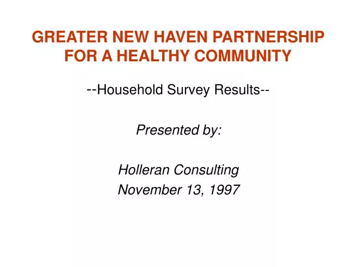 greater new haven partnership for a healthy community