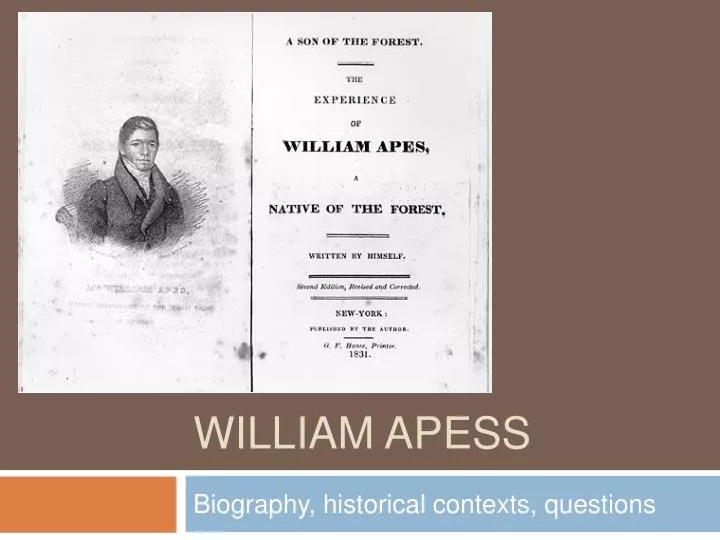 william apess