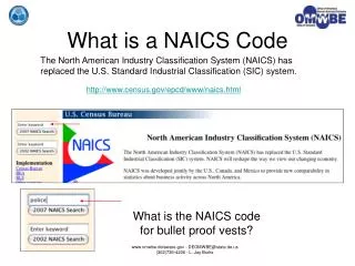 What is a NAICS Code