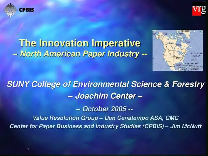 the innovation imperative north american paper industry