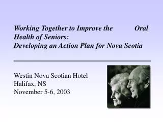 Greetings from the Nova Scotia Senior Citizens’ Secretariat