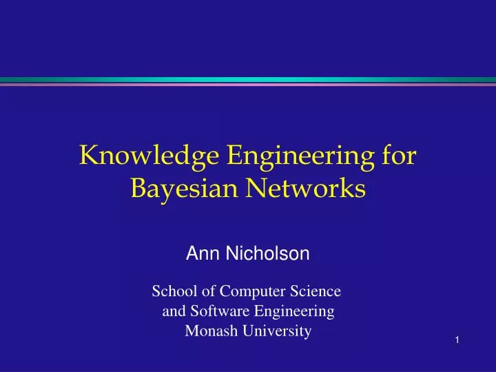 knowledge engineering for bayesian networks