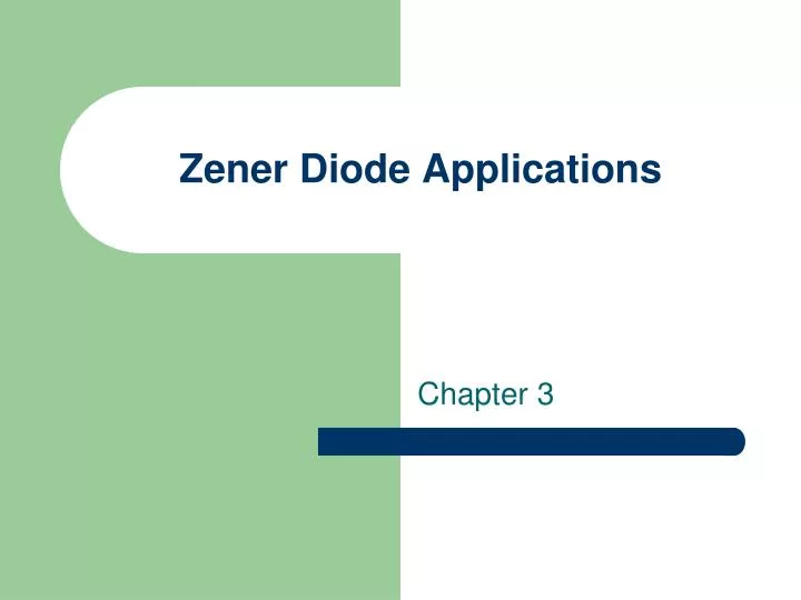 zener diode applications