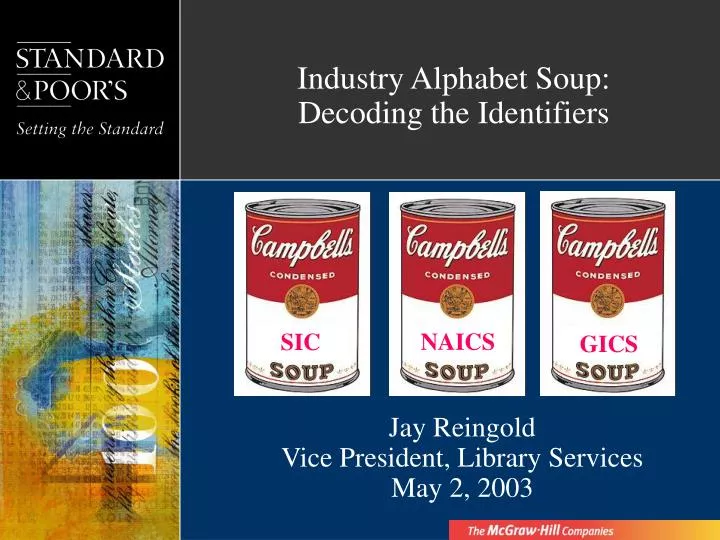 industry alphabet soup decoding the identifiers