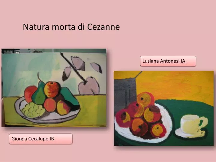 natura morta di cezanne