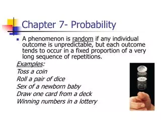 Chapter 7- Probability