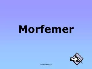 Morfemer