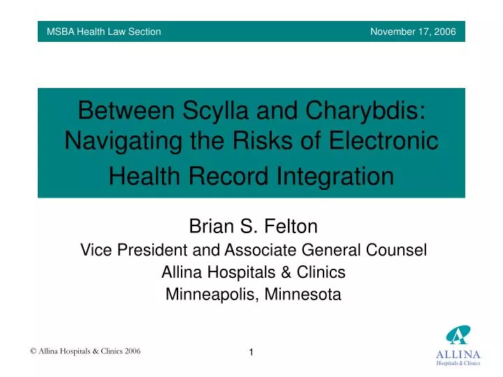 between scylla and charybdis navigating the risks of electronic health record integration