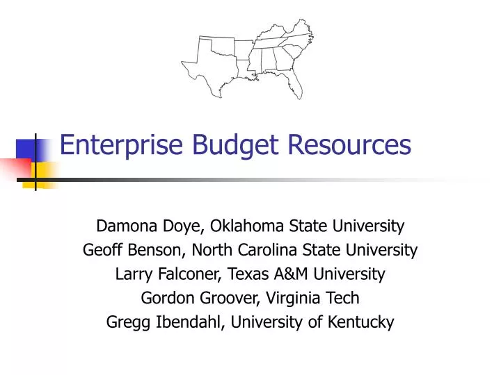 enterprise budget resources