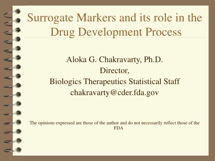 surrogate markers and its role in the drug development process