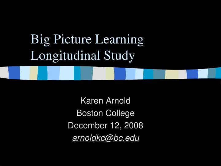 big picture learning longitudinal study