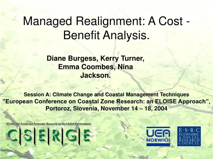 managed realignment a cost benefit analysis