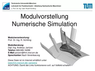 Modulvorstellung Numerische Simulation