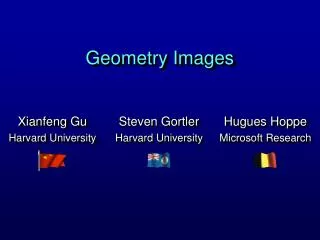Geometry Images