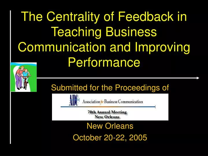 the centrality of feedback in teaching business communication and improving performance