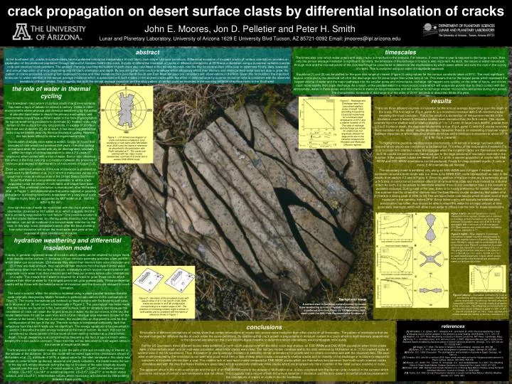 crack propagation on desert surface clasts by differential insolation of cracks