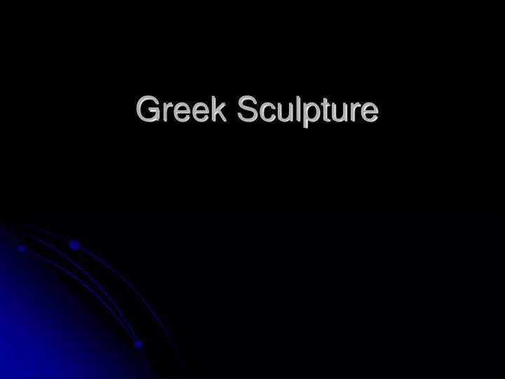 greek sculpture