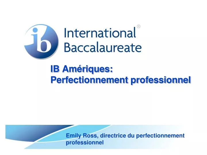 ib am riques perfectionnement professionnel