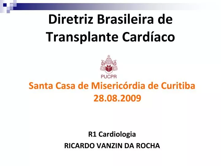 diretriz brasileira de transplante card aco