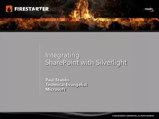 Integrating SharePoint with Silverlight