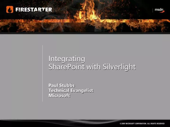 integrating sharepoint with silverlight