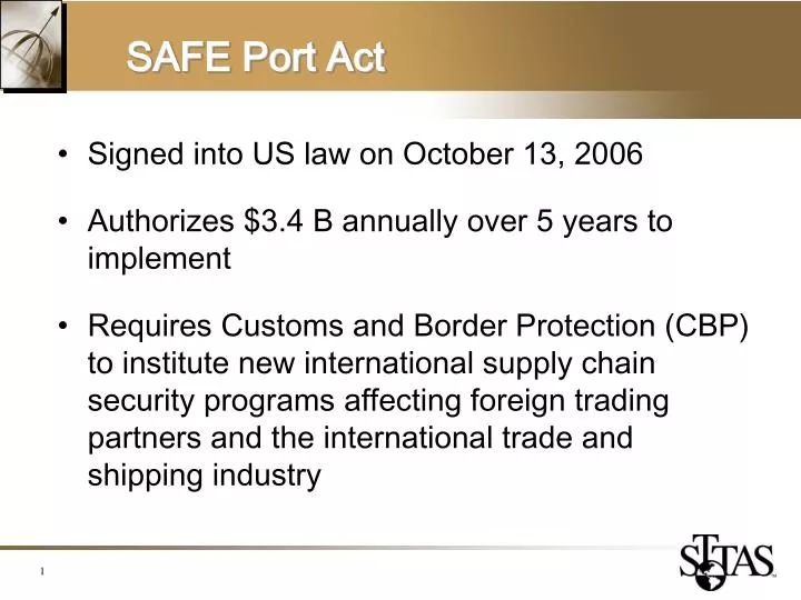 safe port act