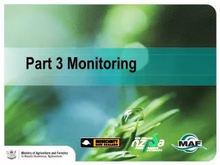 Part 3 Monitoring