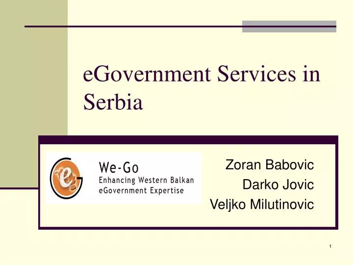 egovernment services in serbia