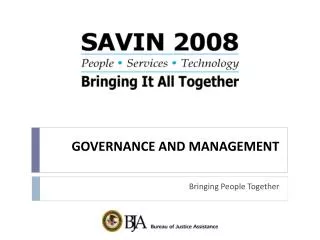 GOVERNANCE AND MANAGEMENT