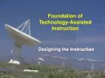 Designing the Instruction - slide 1
