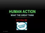 Human Action - slide 1