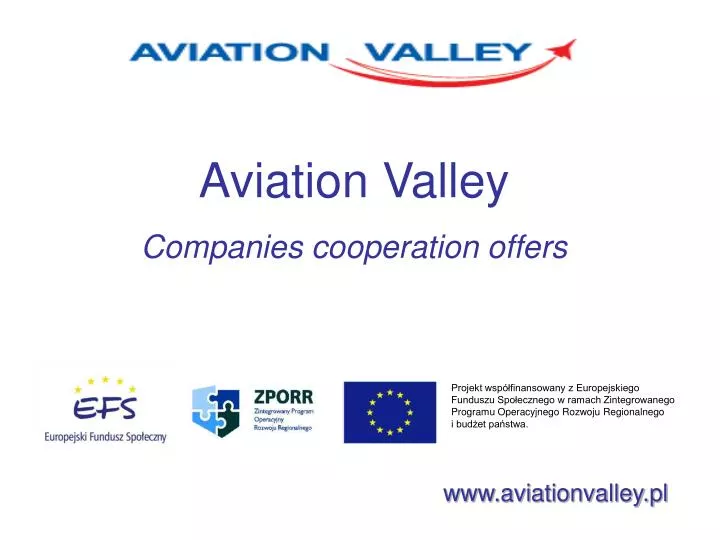 aviation valley companies cooperation offers